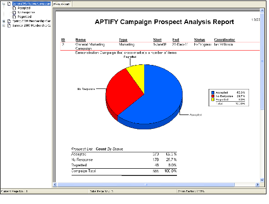 Campaign Prospect Analysis Report