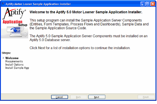 Sample Application Installer