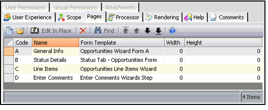 Wizard with Pages Defined
