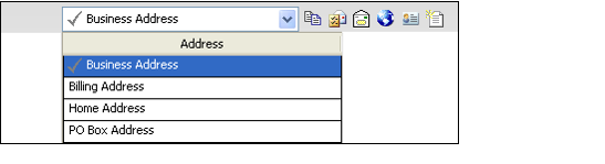 Address -Management Toolbar