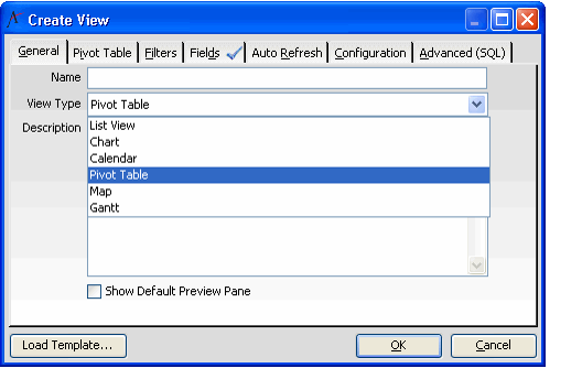 Pivot Table View Type