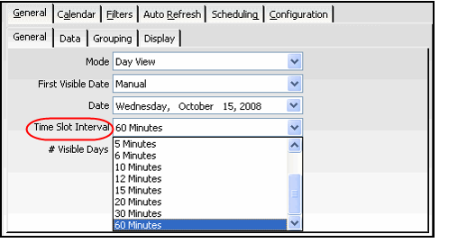 Time Slot Interval Field