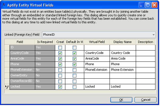 Adding Virtual Fields for an Embedded Object
